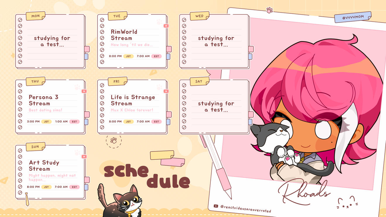 Schedule by Studiobnuy